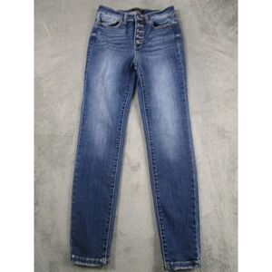 Judy Blue Women's Skinny Jeans - Dark Blue